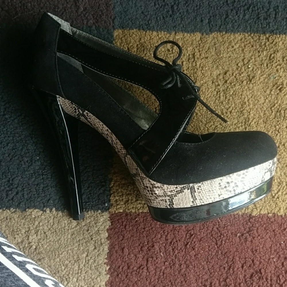 Black heels